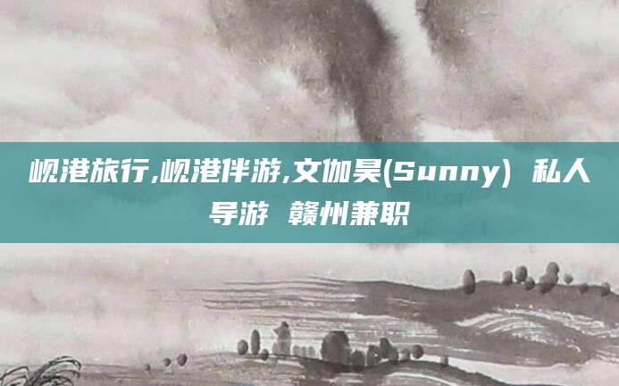 宁波岘港旅行,岘港伴游,文伽昊(Sunny) 私人导游 赣州兼职